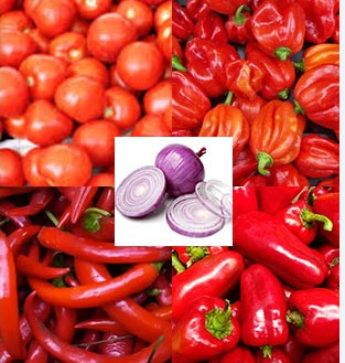 Mixed Vegetables (Bell, Roma and Hot Pepper)