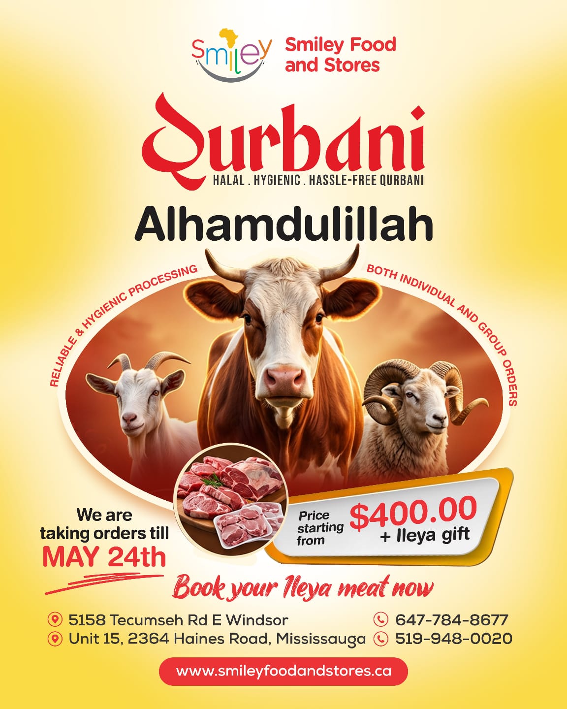 Ileya Meat (Qurbani 2026)